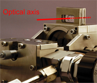 Photograph of the prototype of the 1-kHz high-speed focusing lens