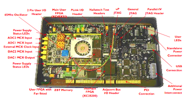 Xilinx Virtex 4 development board.